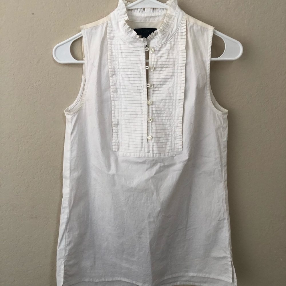 J. Crew White/Cream Blouse